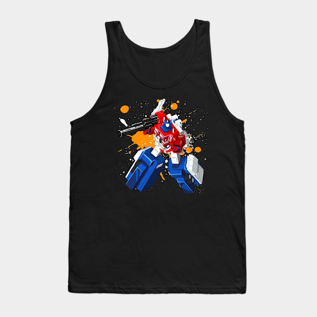 Optimus Prime Tank Top by gblackid